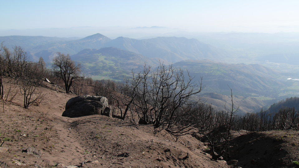 Atol Aurora surveying California wildfires