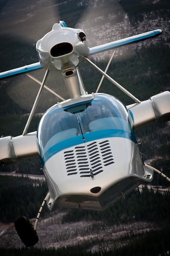 Previous Atol version flying above Finnish landcsape