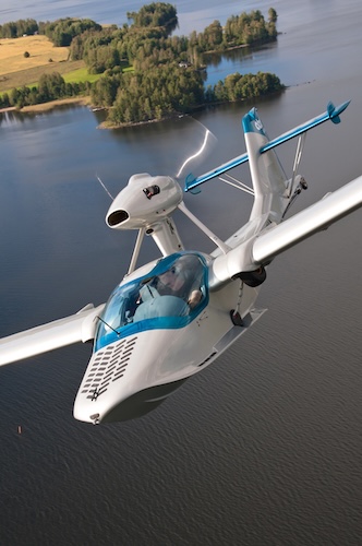 Previous Atol version flying above Finnish landcsape