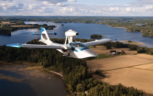 Previous Atol version flying above Finnish landcsape